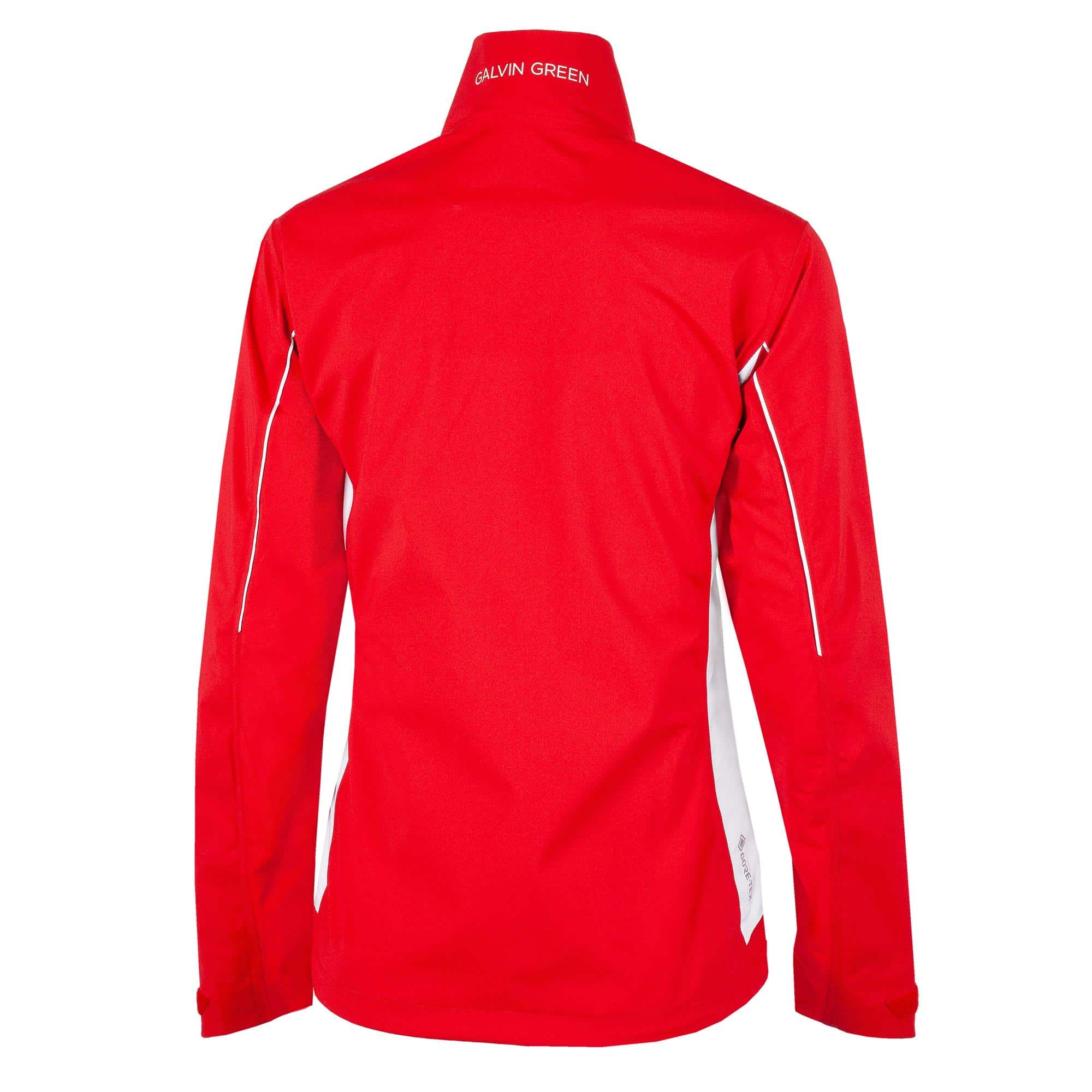 Galvin Green Aila Gore-Tex Paclite Waterproof Ladies Golf Jacket Red/White